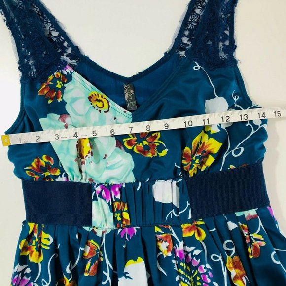 Free People Floral A Line Full Dress - Picture 6 of 8